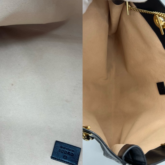 Authentic Gucci black calf leather Rajah large tote - Picture 17 of 17